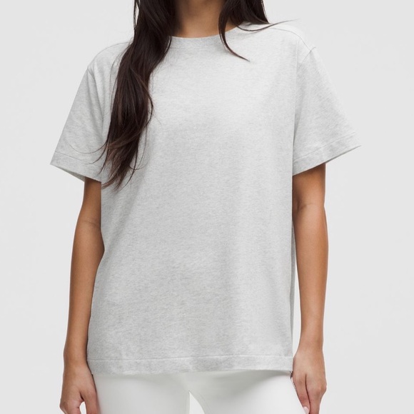 lululemon athletica Tops - Lululemon Boyfriend Tee *dark gray*